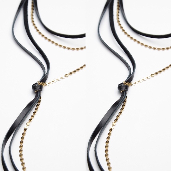 Free People Lucky Star Two Faced Leather Mix Bolo - Picture 4 of 7